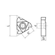 22ER-4API382 DP220 Пластина резьбовая, коническая замковая резьба API