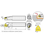 S25T-PWLNR06 Державка расточная