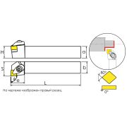 CCLNR2525M1204 Державка проходная для наружного точения