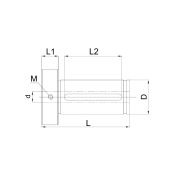 Втулка переходная c каналом для СОЖ D50 - d6