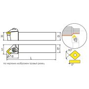 DSSNL3232P19 Державка проходная для наружного точения