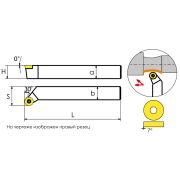 PRGCL2525M10 Державка проходная для наружного точения