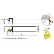 PWLNL2525M06 Державка проходная для наружного точения